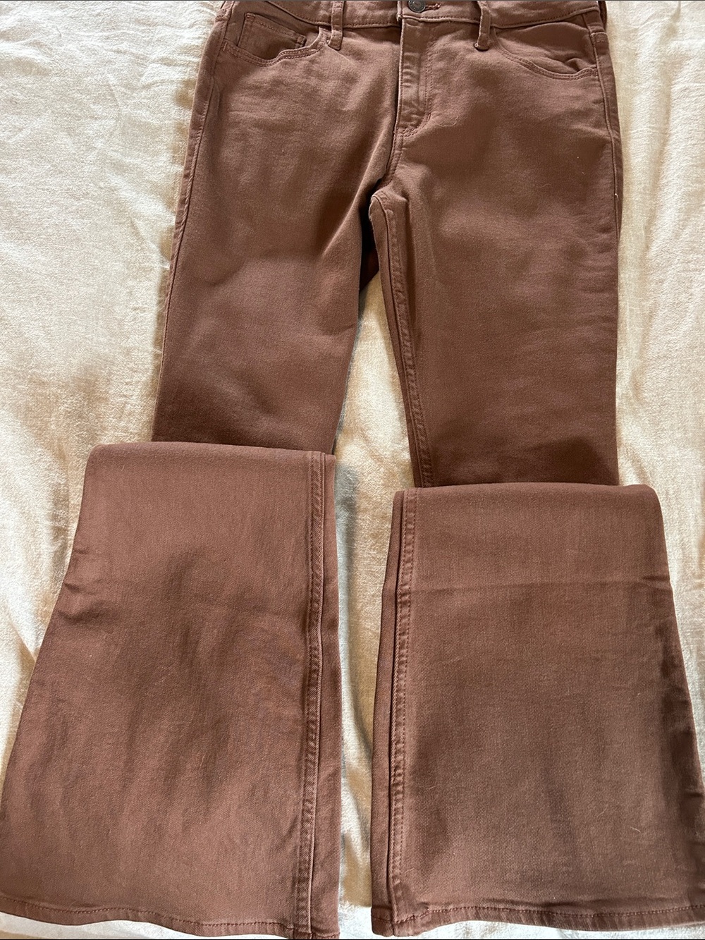 Hollister Brown Bootcut Flared Jeans - Picture 2 of 6